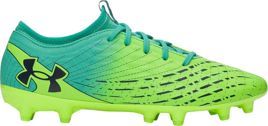 Under Armour Magnetico Elite 5 voetbalschoenen voor heren voor harde ondergrond (Groen Turkoois)