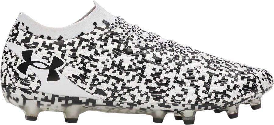 Under Armour Magnetico Pro voetbalschoenen voor heren met grafische print (Zwart Wit)