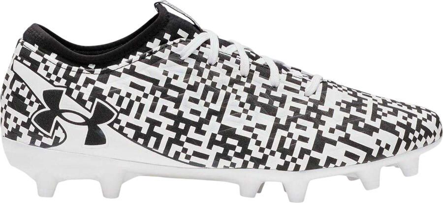 Under Armour Magnetico Select 5 voetbalschoenen voor heren voor harde ondergrond (Zwart Wit)