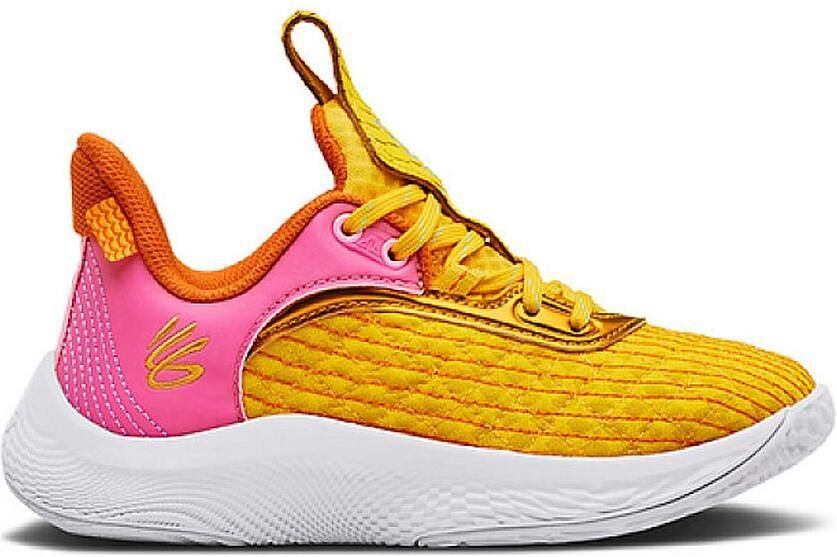Under Armour Sesamstraat x Curry Flow 9 PS Kinderschoenen Geel