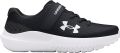 Under Armour Surge 4-sportschoenen voor kinderen (Zwart Wit) - Zwart