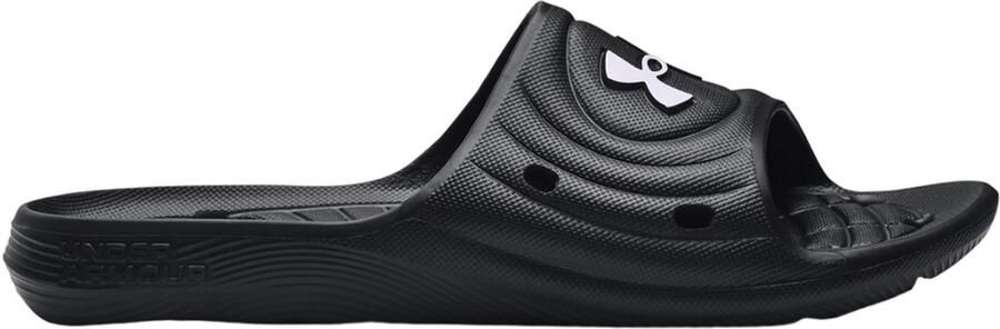 Under Armour Unisex Volwassenen Locker IV Sliders (Zwart Wit)