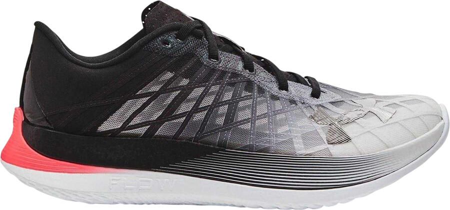 Under Armour Volwassen uniseks Flow Velociti Elite schoenen (Zwart Wit Rood)