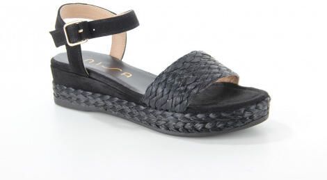 Unisa Gabir ks black dames sandalen gekleed