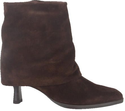Unisa Lario bs brown dames enkellaarzen gekleed