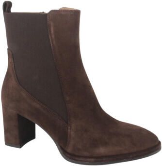 Unisa Luanco bs brown dames enkellaarzen gekleed
