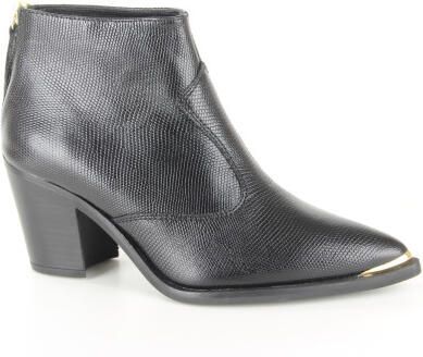 Unisa Mirlo yk black dames enkellaarzen gekleed