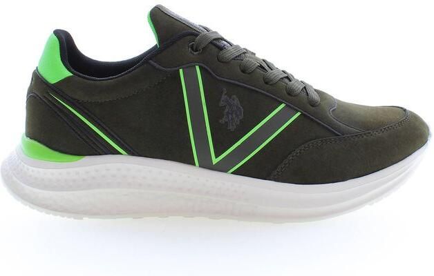 U.S. Polo Assn . Groene Polyester Heren Sneakers