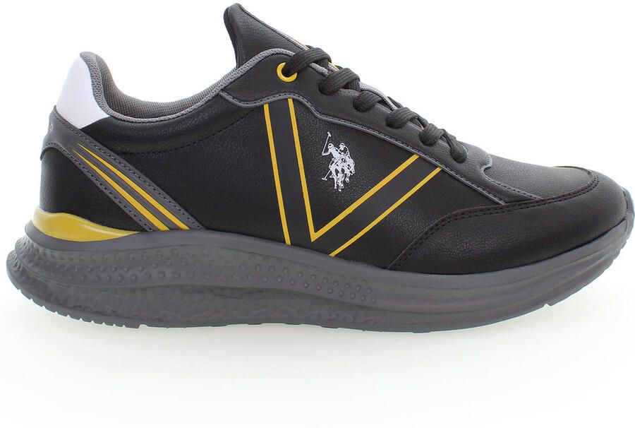 U.S. Polo Assn . Heren Zwarte Sneakers