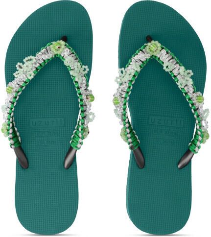 Uzurii Macrame green blossom bosgroen
