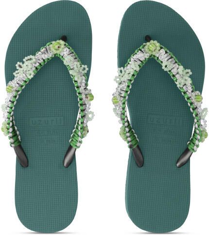 Uzurii Macrame green blossom bosgroen