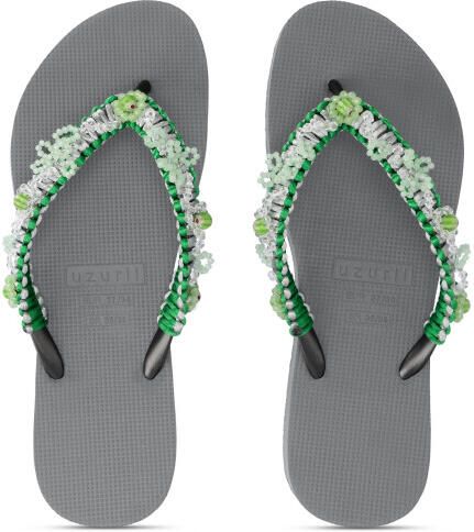 Uzurii Macrame green blossom zilver