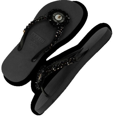 Uzurii Maria black dames slippers maat