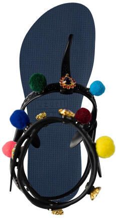 Uzurii Mystique pompom marineblauw