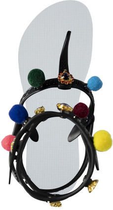 Uzurii Mystique pompom wit