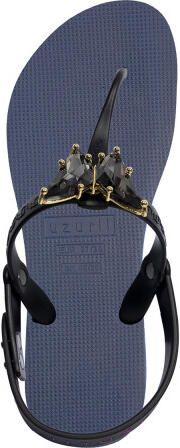 Uzurii Selena butterfly silver marineblauw