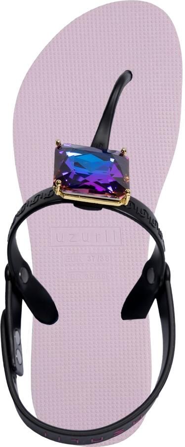 Uzurii Selena Diamond Blue Flip Flop Violet