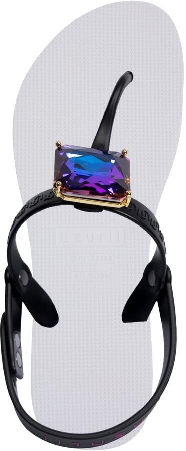 Uzurii Selena Diamond Blue Flip Flop wit