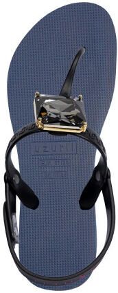 Uzurii Selena diamond silver marineblauw