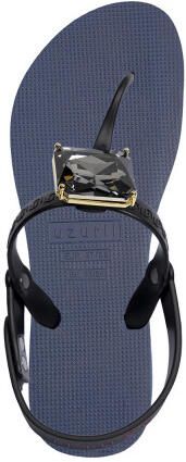 Uzurii Selena diamond silver marineblauw