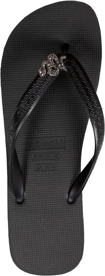 Uzurii Sport Switch Cobra zwarte teenslippers zwart