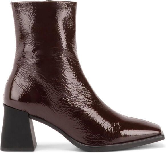 Vagabond Hedda patent leather chocolate enkellaars met hak dames