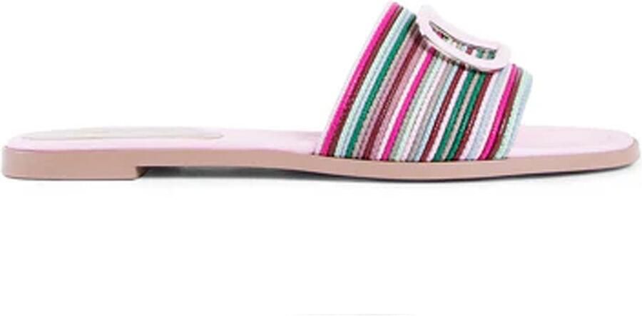 Valentino Garavani V Logo Handtekening Slippers