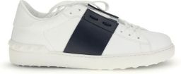 Valentino Garavani Zwarte Kalfsleren Bos Taurus Lage Sneakers
