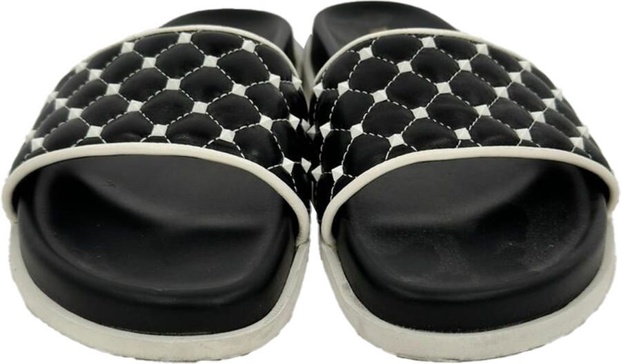 Valentino Pre-owned Valentino Garavani Rockstud Slippers in Zwart Leer