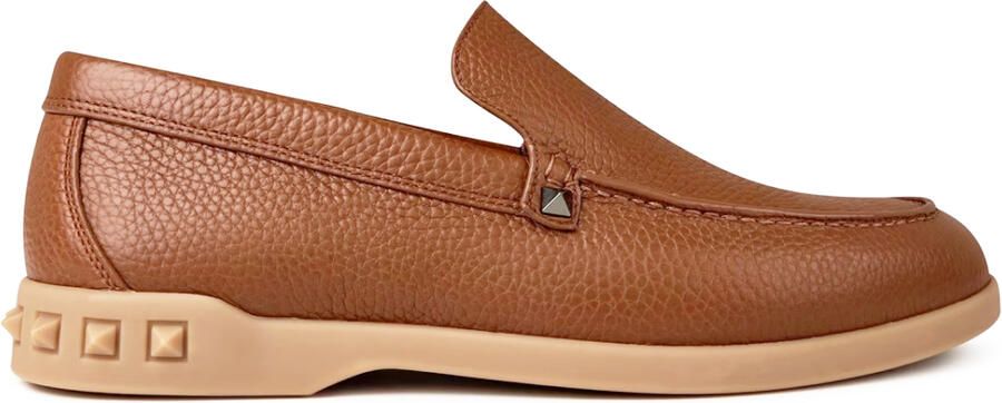 Valentino Rockstud Slip On Loafers