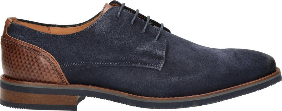 VANLIER Veterschoenen Amalfi Blauw