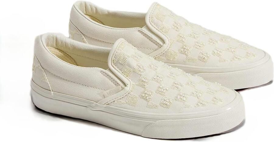 Vans Classic Slip-On Canvas Witte Sneakers