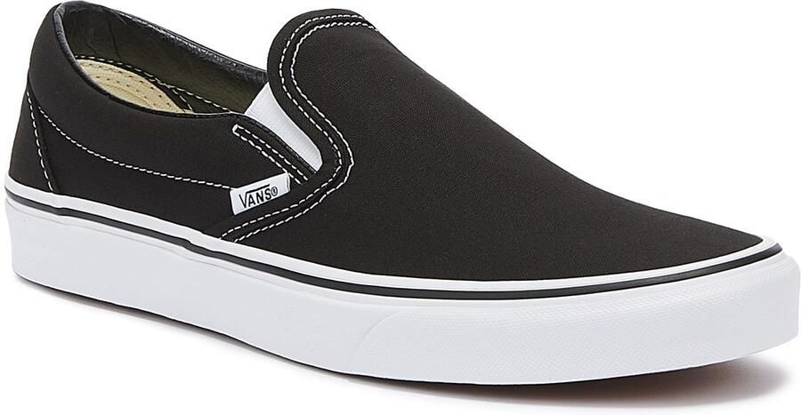 Vans Classic Slip on Zwart Canvas Sportschoenen