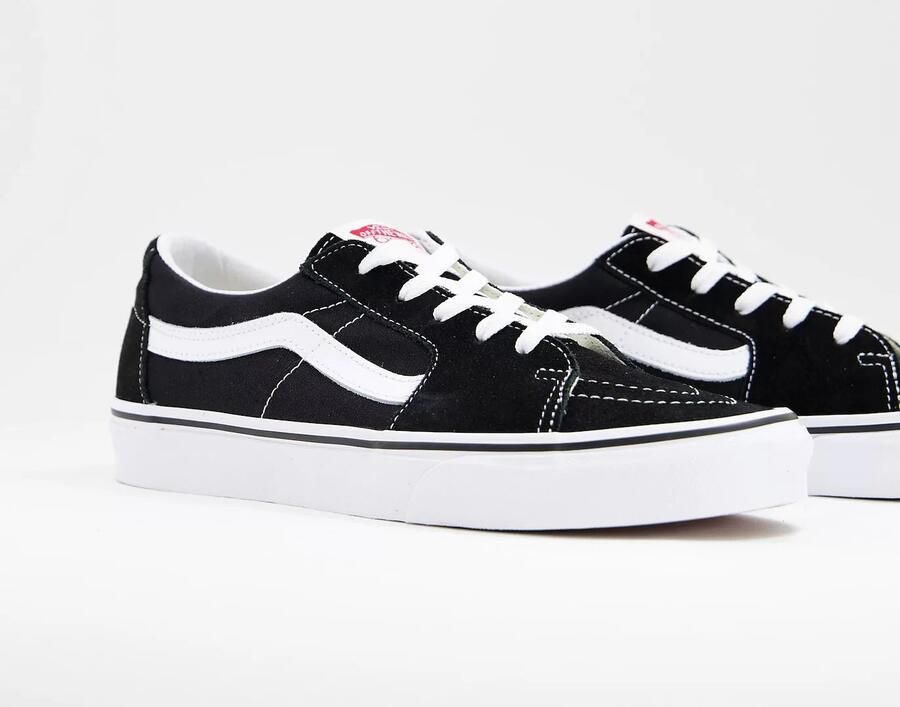 Vans Dames Sk8-Low Sneakers In Zwart