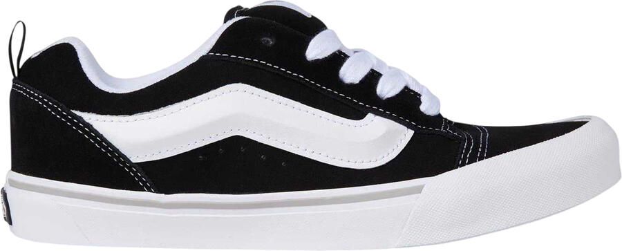 Vans Kinderen Knu Skool Leren Sneakers (Zwart Wit)