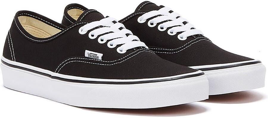 Vans nen Authentic Canvas Sneakers (Zwart Wit)