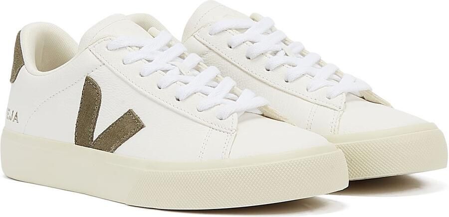 Veja Dames heren campo sneaker leer khaki