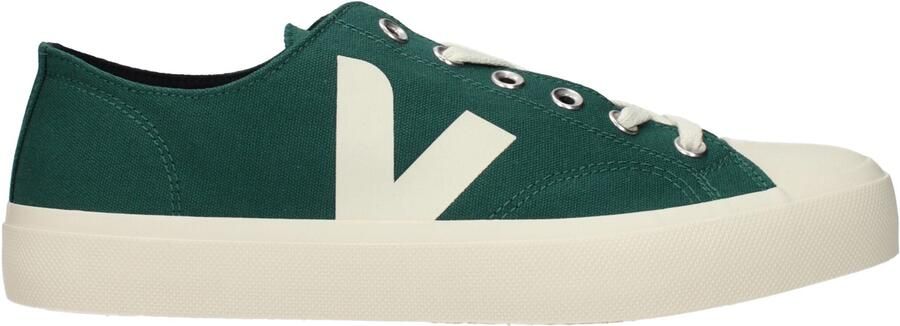 Veja Groene Stoffen Lage Sneakers