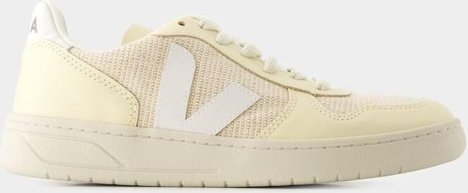 Veja V-10 Sneakers Stof Geel