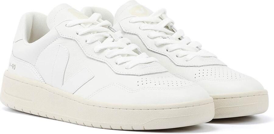 Veja V-90 Leder Heren Wit Sportschoenen