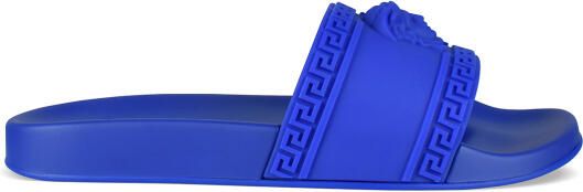 Versace Medusa-slippers blauw