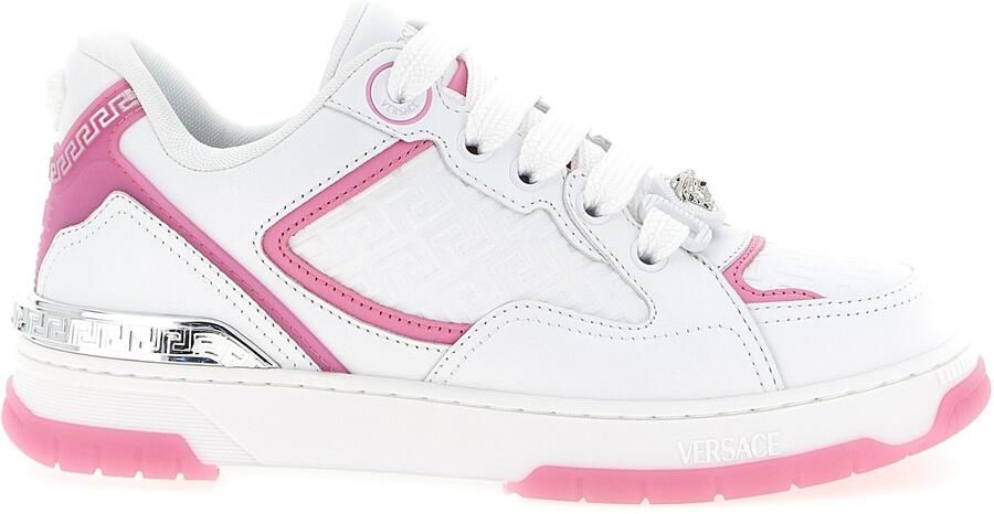 Versace Mehrkleurige Kalfsleer Sport Sneakers