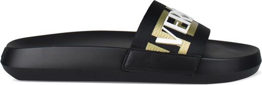 Versace Slippers Zwart