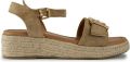V.gan August Espadrille Wedge Sandalen - Taupe