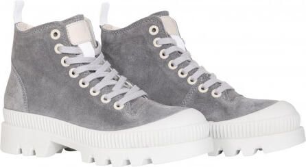 Walk in the Park 5252 suede sneaker grijs