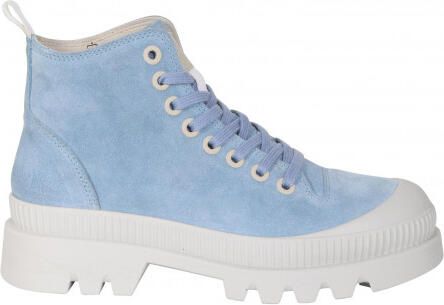 Walk in the Park 5252 suede sneaker licht blauw