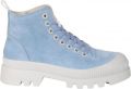 Walk in the Park 5252 suede sneaker licht blauw - Blauw