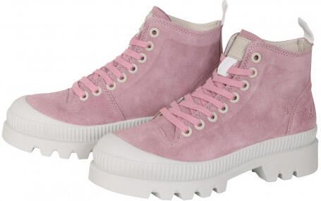 Walk in the Park 5252 suede sneaker roze
