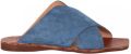 Walk in the Park D091 slipper blauw suede (jeans) - Blauw