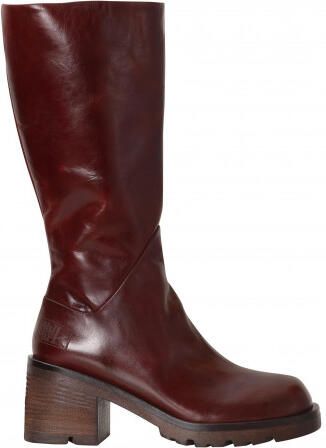Walk in the Park WP1221-952 I21 Cognac kleurige leren laars (Macai Brandy)